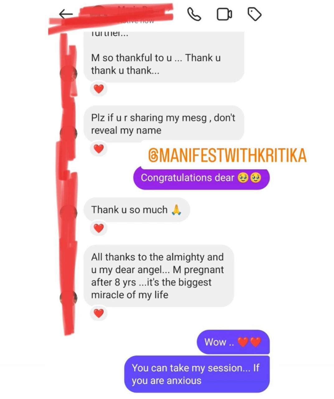 Testimonial 3 - manifestwithkritika.com